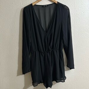 Cotton On Designed In Australia Black Long Sleeve Romper